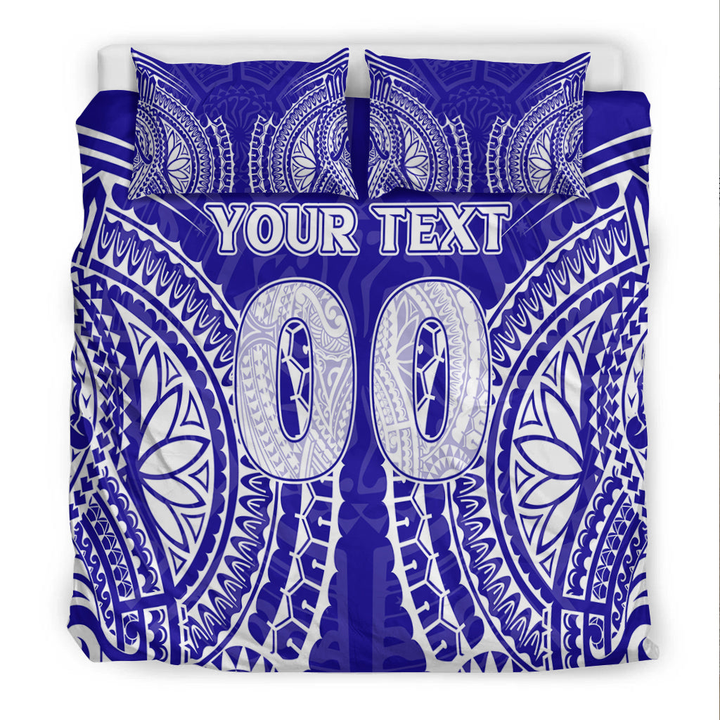 (Custom Personalised) Cook Islands Rakahanga Bedding Set - Tribal Pattern - LT12 - Polynesian Pride