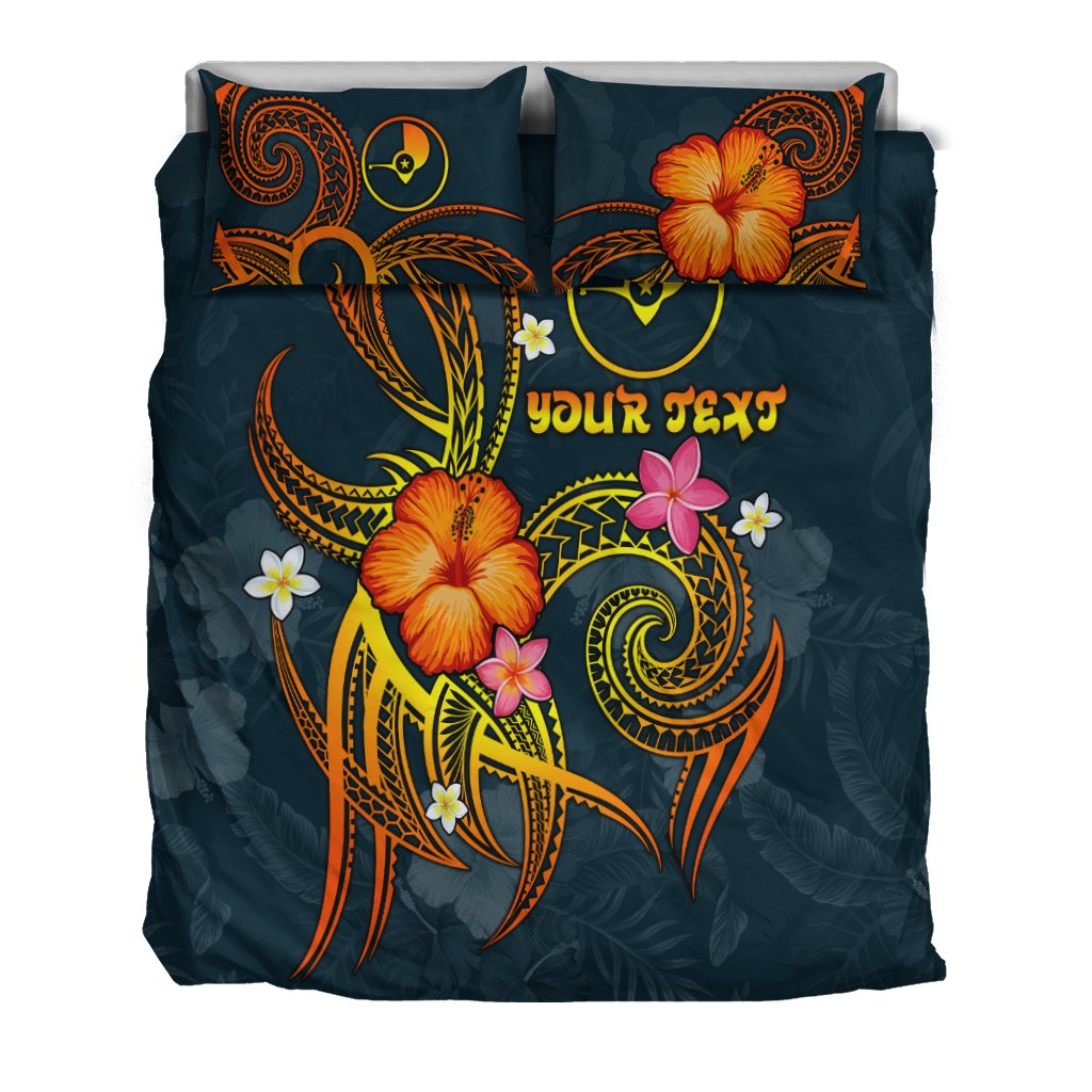 YAP Polynesian Personalised Bedding Set - Legend of YAP (Blue) - Polynesian Pride