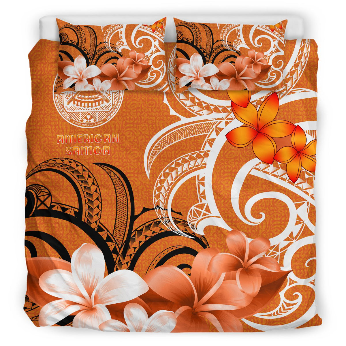 American Samoa Bedding Set - American Samoa Spirit - Polynesian Pride