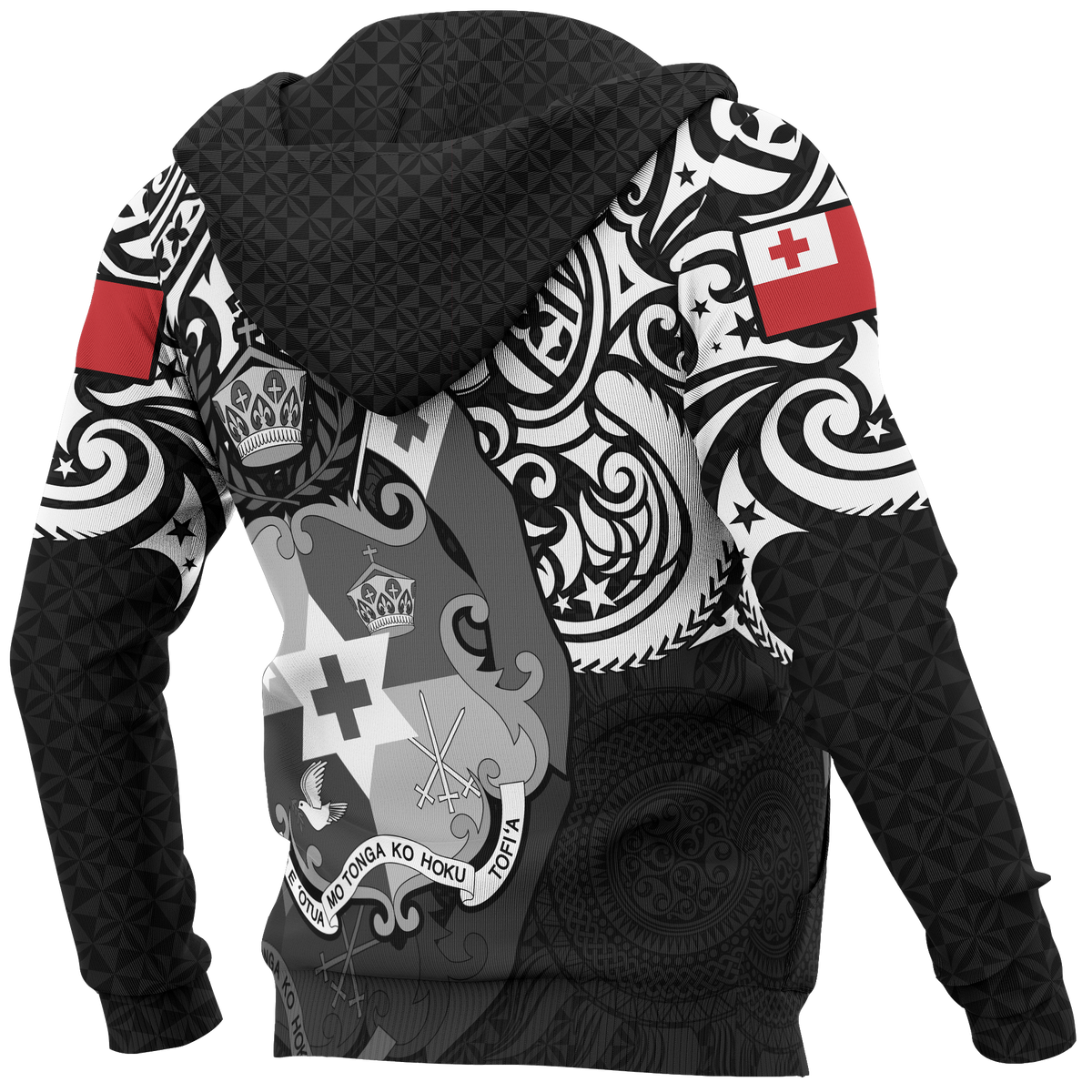 Tonga Polynesian Hoodie Tongan Pride (White) - Polynesian Pride