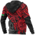 Vanuatu Polynesian Hoodie Red Turtle - Polynesian Pride