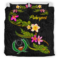 Pohnpei Polynesian Bedding Set - Plumeria Tribal - Polynesian Pride