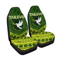 Tailevu Rugby Union Fiji Car Seat Covers - Tapa Pattern - LT12 - Polynesian Pride