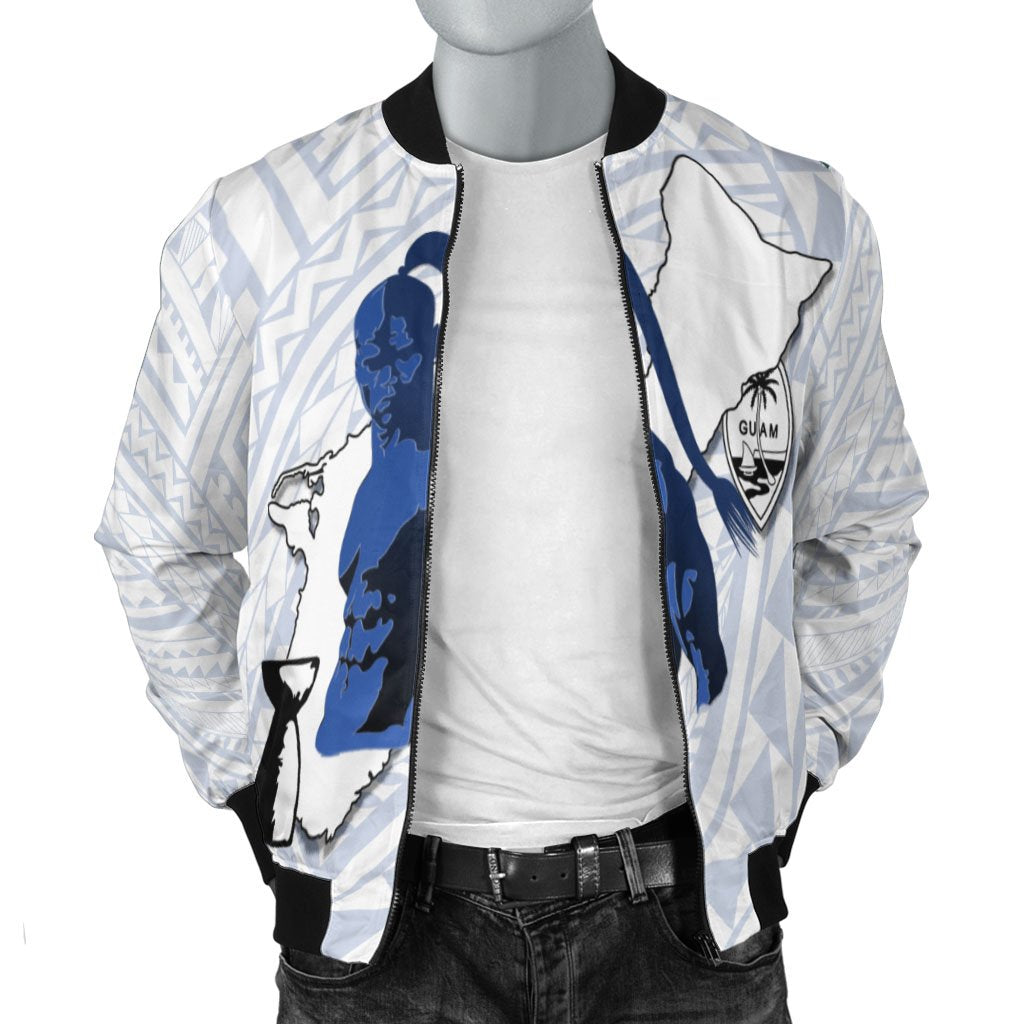 Guam Men's Bomber Jacket - Chamorro Heritage Ver 2 - Polynesian Pride