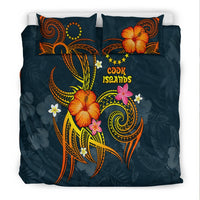 Cook Islands Polynesian Bedding Set - Legend of Cook Islands (Blue) - Polynesian Pride