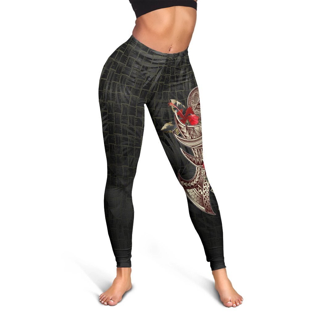 American Samoa Women's Leggings - Polynesian Tribal Vintage Style - Polynesian Pride