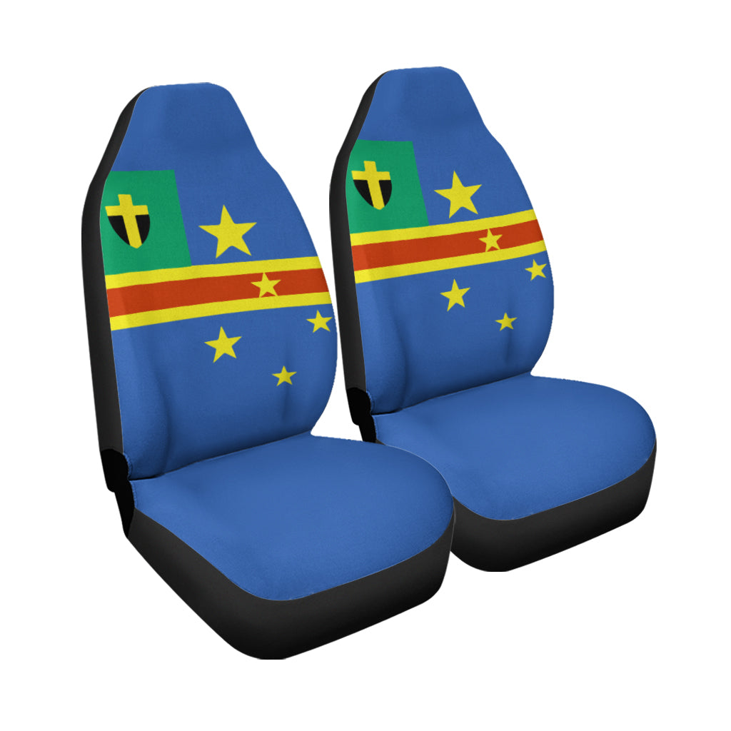 Vanuatu Tafea Province Flag Car Seat Covers - LT12 - Polynesian Pride