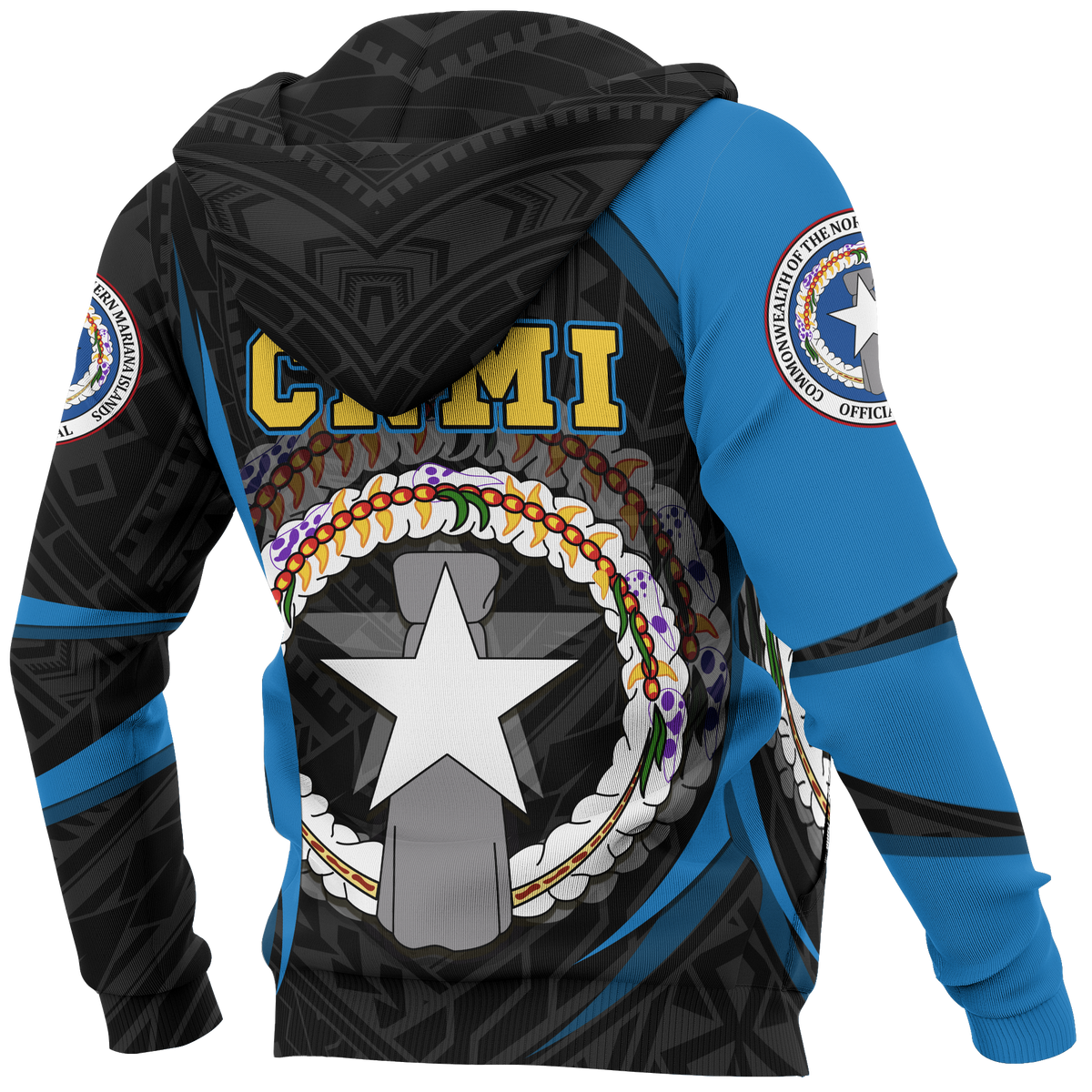 Northern Mariana Islands Hoodie (Zip up) Northern Mariana Islands Spirit - Polynesian Pride