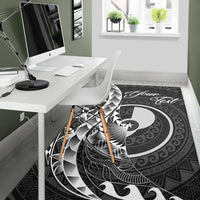 Yap Area Rug - Custom Personalised Polynesian Pattern Style - Polynesian Pride