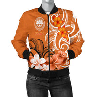 FSM Women's Bomber Jacket - FSM Spirit - Polynesian Pride