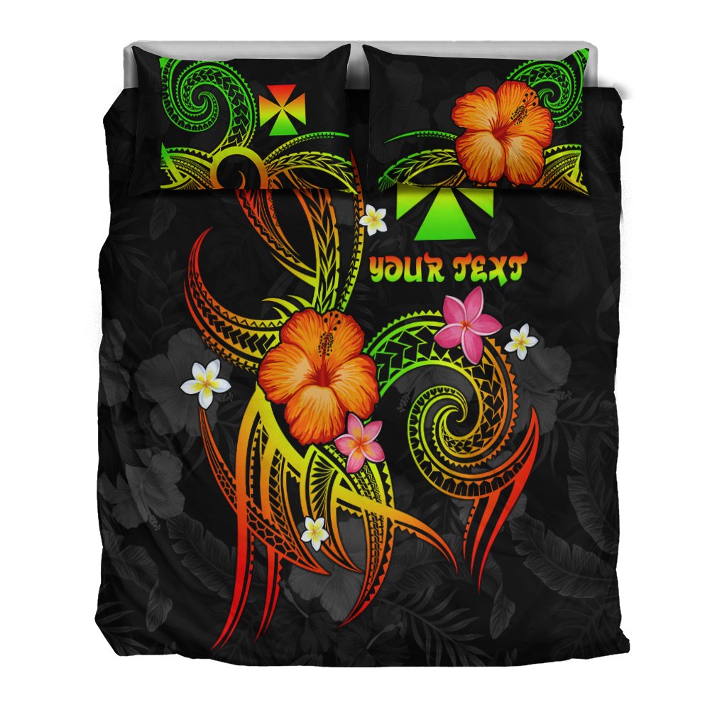 Wallis and Futuna Polynesian Personalised Bedding Set - Legend of Wallis and Futuna (Reggae) - Polynesian Pride