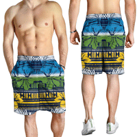 Polynesian Shirt - Hibiscus Flower Tribal Fabric - Polynesian Pride