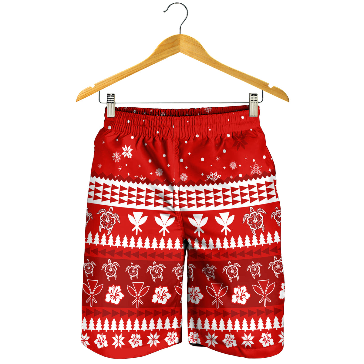 Mele Kalikimaka Men Short (No) Santa Claus Hawaii Christmas LT13 - Polynesian Pride