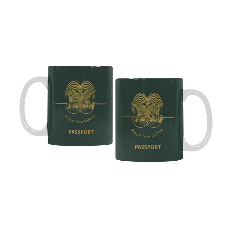 Papua New Guinea Passport White Mug - Polynesian Pride