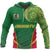 Vanuatu Active Special Hoodie Vanuatu Coat of Arms Polynesian Tattoo Unisex Green - Polynesian Pride