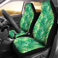 Hawaii Tropical Leaves Jungle Monstera Leaf Car Seat Cover - Polynesian Pride