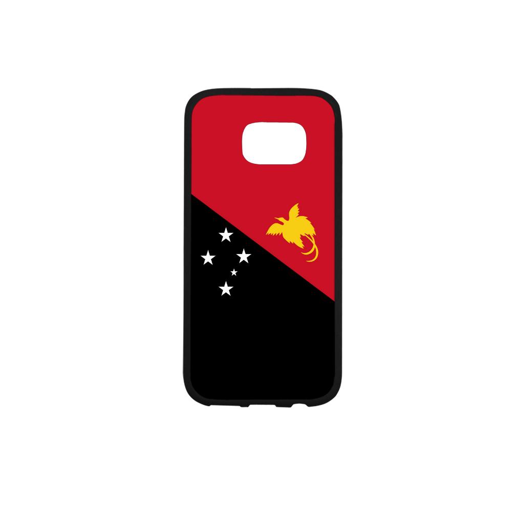 Papua New Guinea Flag Phone Case One size Samsung Galaxy S7 Red & Black - Polynesian Pride