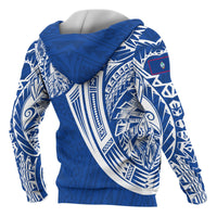 Guam Polynesian Zip up Hoodie Tribal Tattoo - Polynesian Pride