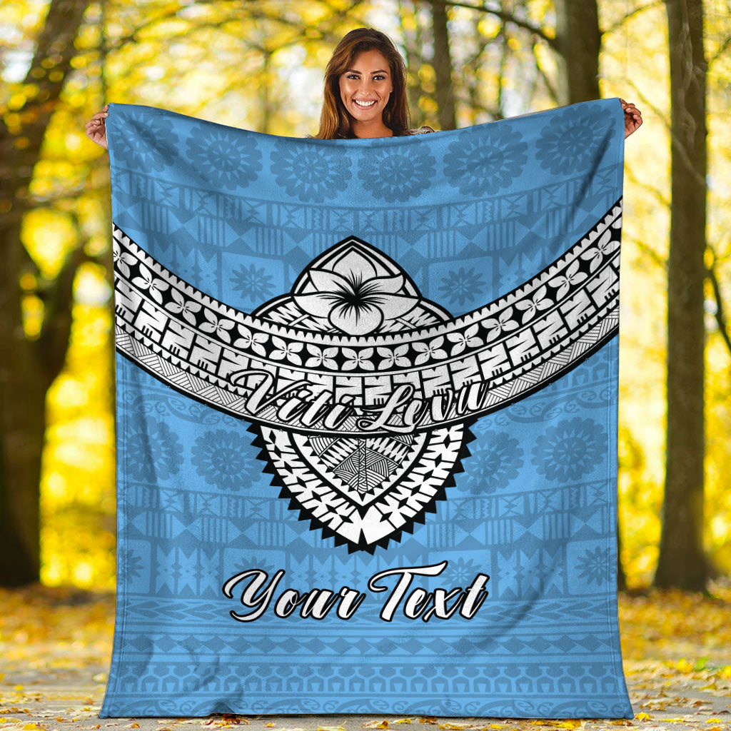 (Custom Personalised) Fiji Viti Levu Tapa Tribal Blanket - LT12 - Polynesian Pride