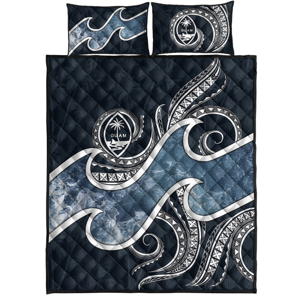 Guam Polynesian Quilt Bed Set - Ocean Style - Polynesian Pride