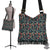 Hawaii Tropical Strelitzia Black Crossbody Boho Handbag Crossbody Boho Handbag One Size Green - Polynesian Pride