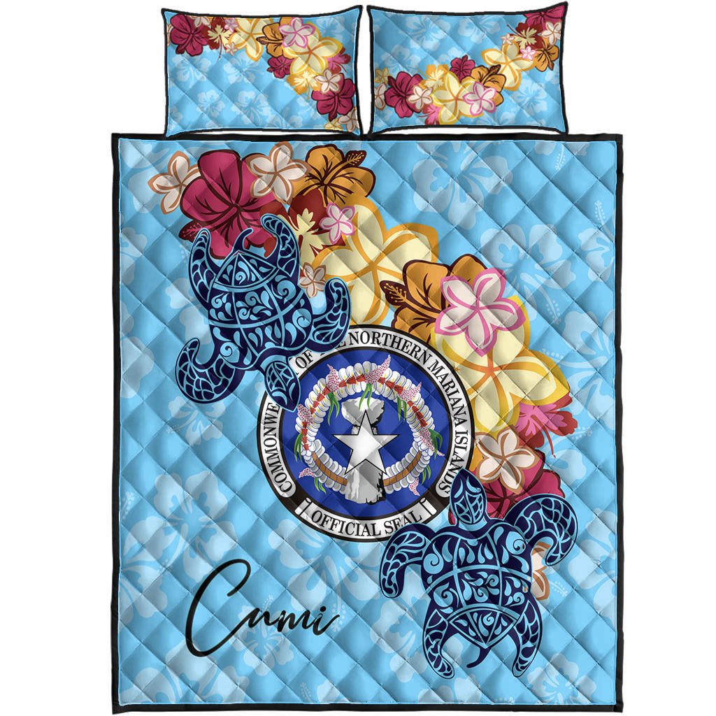 Northern Mariana Islands Quilt Bed Set - Tropical Style - Polynesian Pride