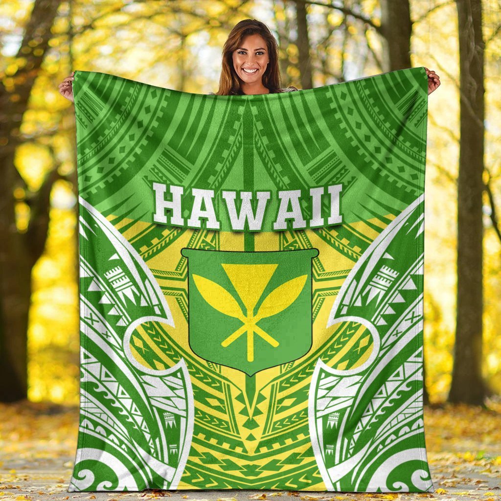 Hawaii Polynesian Blanket - Hawaiian Pattern With Seal - Polynesian Pride