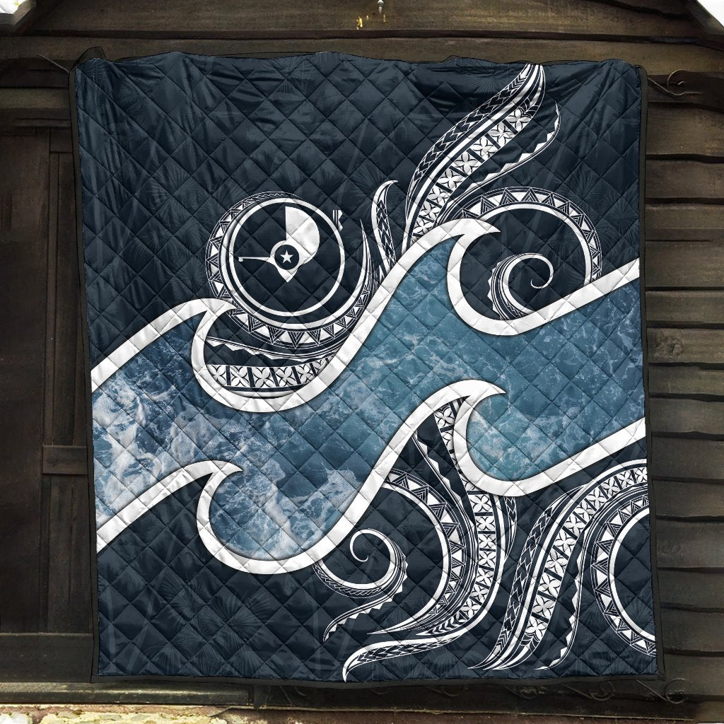 Yap Islands Polynesian Premium Quilt - Ocean Style - Polynesian Pride