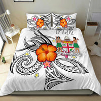 Fiji Bedding Set - Hibiscus With Tribal White - LT12 - Polynesian Pride