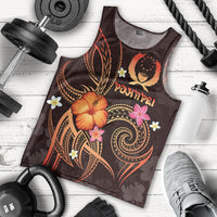 Pohnpei Polynesian Men's Tank Top - Legend of Pohnpei (Red) Red - Polynesian Pride