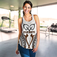 Fiji Bati Tapa Pattern Women Tank Top - LT12 - Polynesian Pride