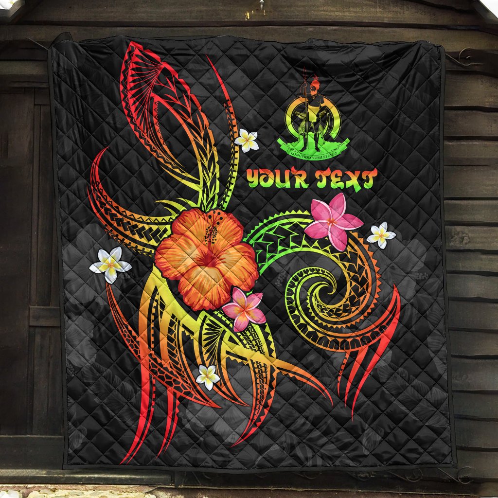 Vanuatu Polynesian Personalised Premium Quilt - Legend of Vanuatu (Reggae) - Polynesian Pride