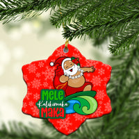 Hawaii Santa Claus Christmas Ornament - LT12 - Polynesian Pride