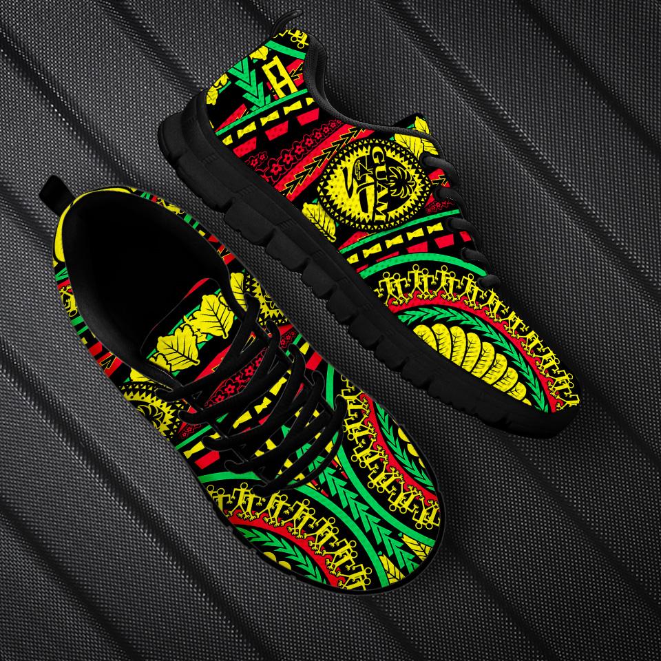 Guam Polynesian Sneakers - Chamorro Rasta - Polynesian Pride