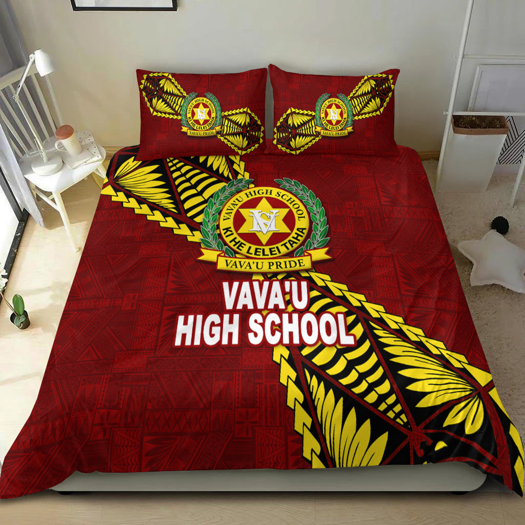 Tonga Vava'u High School Tongan Patterns Bedding Set - LT12 - Polynesian Pride
