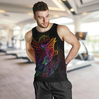 Marshall Islands Men Tank Top - Butterfly Polynesian Style - Polynesian Pride
