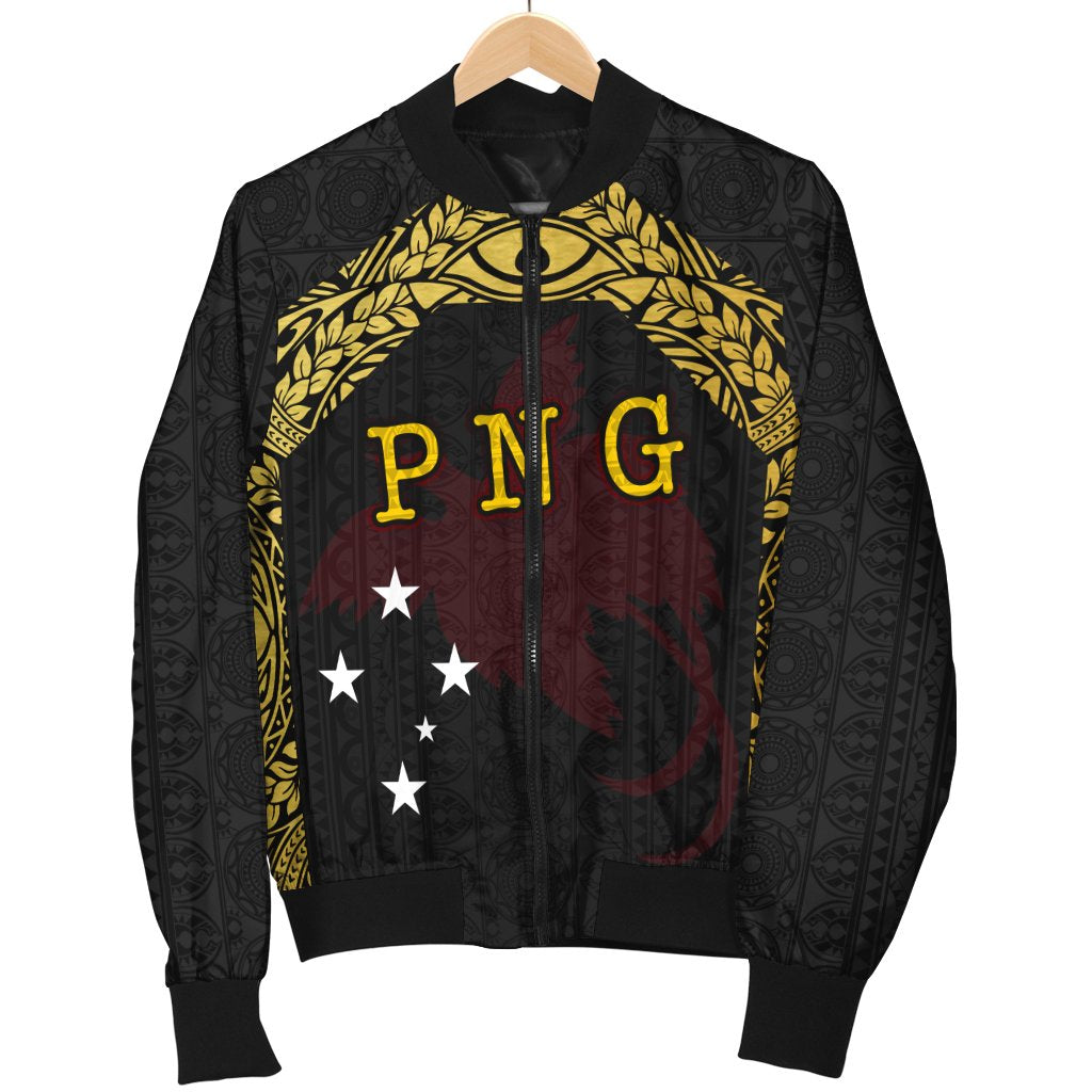 Papua New Guinea Men's Bomber Jacket - Erudite Eye - Polynesian Pride