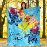 Hawaii Kanka Maoli Premium Blanket - Tropical Style - Polynesian Pride