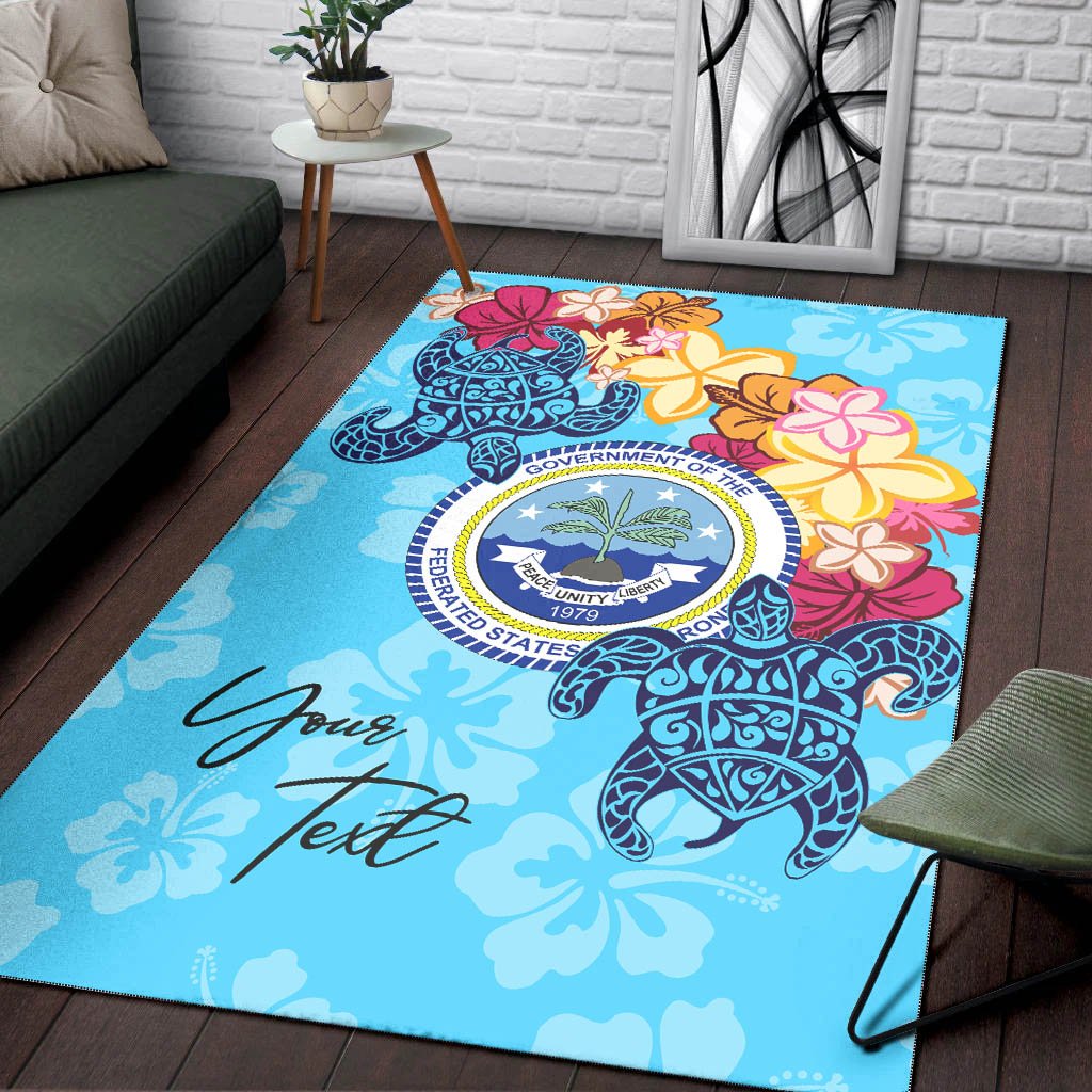 Federated States of Micronesia Area Rug - Custom Personalised Tropical Style - Polynesian Pride