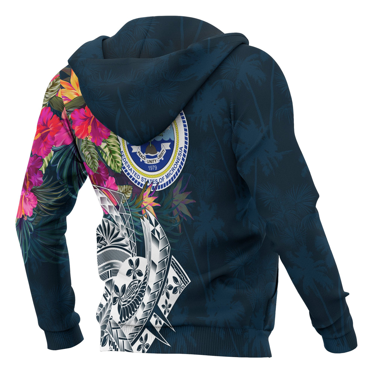 Federated States of Micronesia Hoodie Summer Vibes - Polynesian Pride