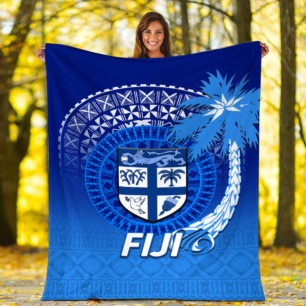 Fiji Tapa Tribal Coconut Tree Blanket - LT12 - Polynesian Pride