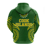 Cook Islands Rugby Hoodie Tribal Pattern LT12 - Polynesian Pride