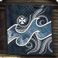 Wallis and Futuna Polynesian Premium Quilt - Ocean Style - Polynesian Pride