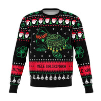 Hawaii Turtle Santa Hat Sweatshirt - Christmas - Polynesian Pride