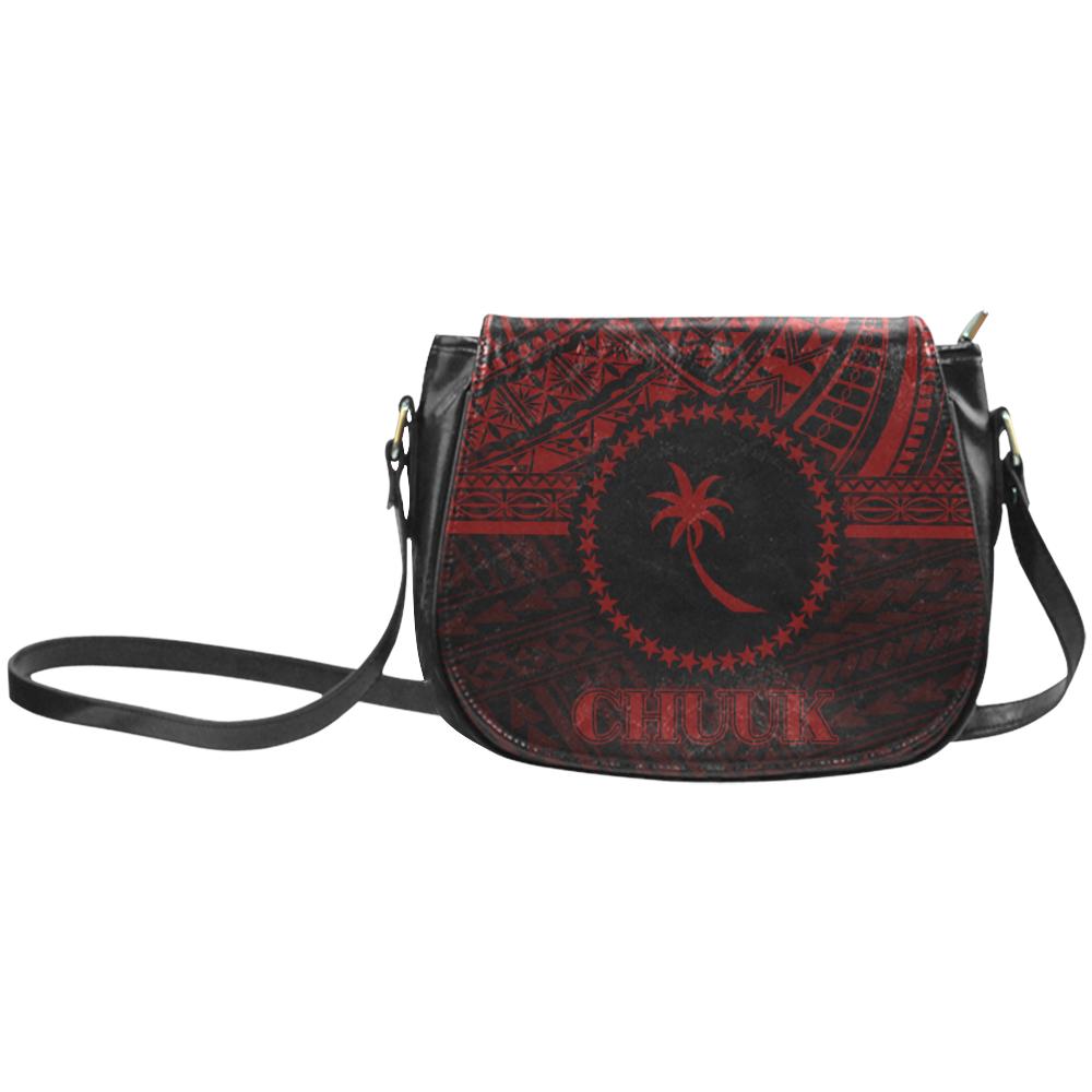 Chuuk States Classic Saddle Bag - Red Version Chuuk Small Red - Polynesian Pride