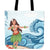 Hula Dance Cartoon Tote Bag Tote Bag One Size White - Polynesian Pride