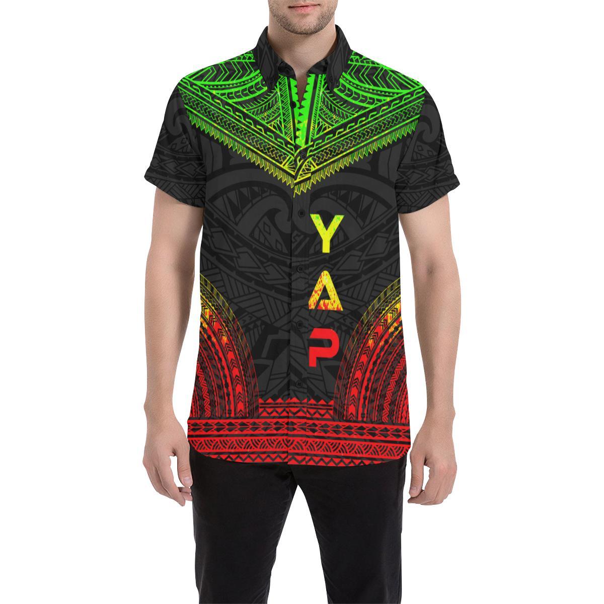 Yap Polynesian Chief Shirt - Reggae Version Men Reggae - Polynesian Pride