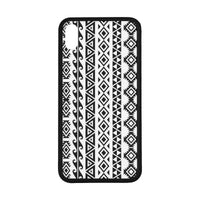 Polynesian 13 Rubber Phone Case One Size iPhone XS Max Black - White - Polynesian Pride