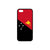 Papua New Guinea Flag Phone Case One Size iPhone 5/5s Red & Black - Polynesian Pride