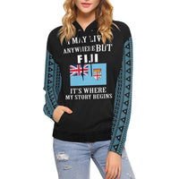 Fiji Hoodie Fiji Flag Its Where My Story Begins - Polynesian Pride